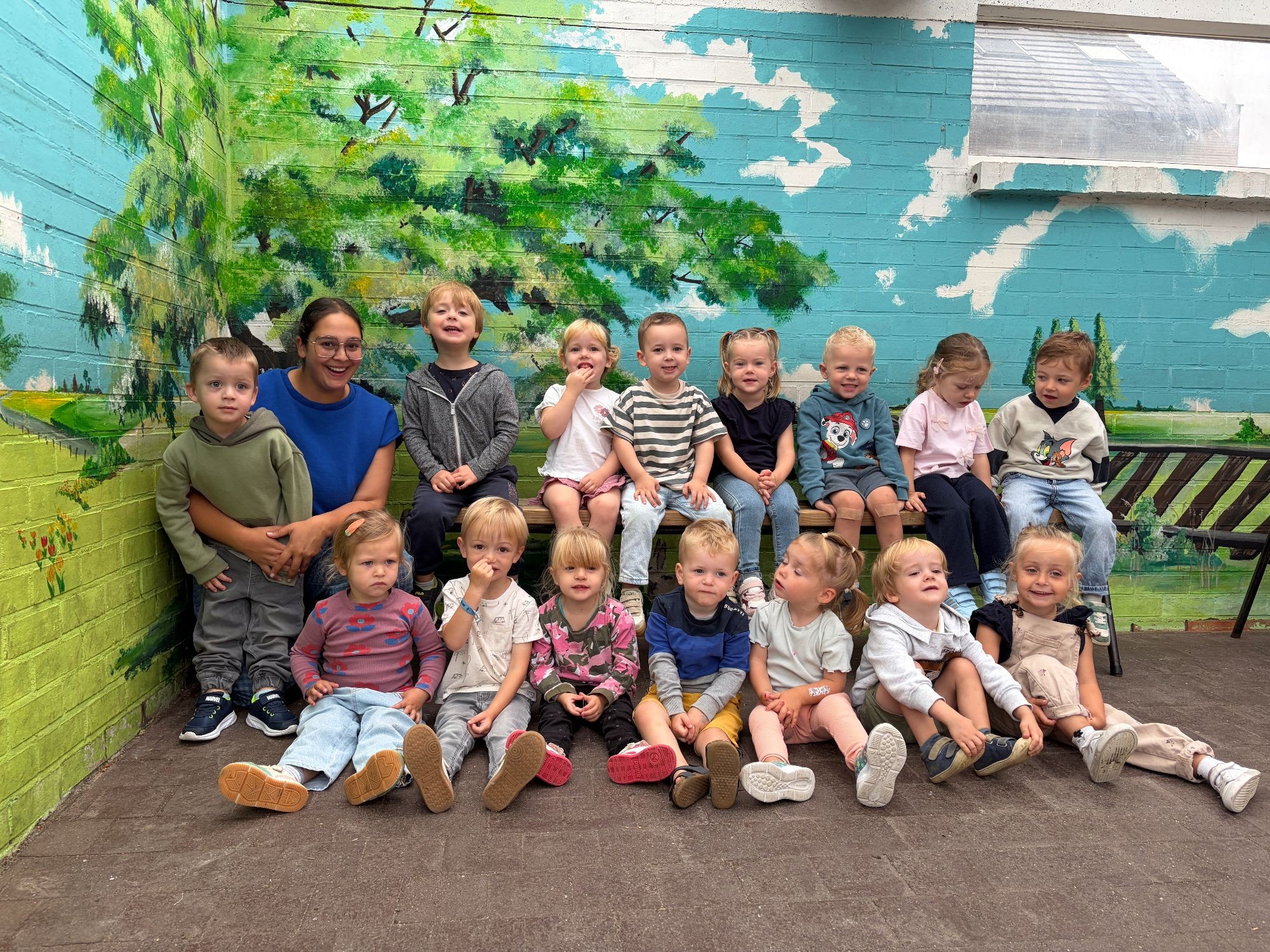 K0C&K1C peuter en eerste kleuterklas C gele klas